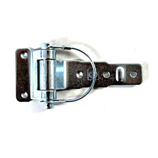 Bisagra para puerta, galvanizada, recta para atornillar, 146 mm de largo