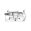 Dispositivo de retención AL-KO 251 S 1500-2700 kg por debajo de la instalación 3062/3081