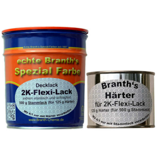 BRANTHs 2K-Flexi-Varnish 500 g de barniz base y 125 g de endurecedor