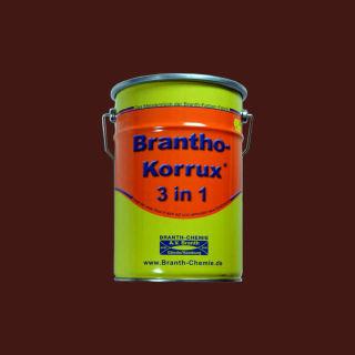 Brantho Korrux "3 en 1" 5 litros marrón caoba RAL 8016