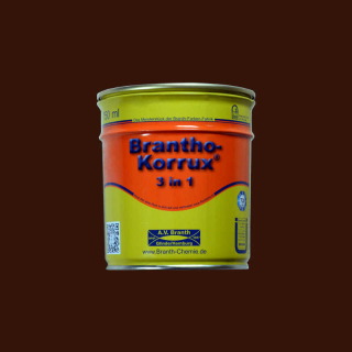 Brantho Korrux "3 en 1" Lata de 0,75 litros marrón rojizo / rojo óxido RAL 3009