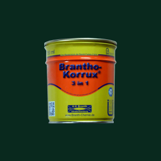 Brantho Korrux "3 en 1" lata de 0,75 litros, verde musgo RAL 6005