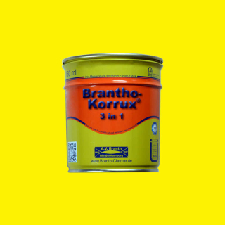 Brantho Korrux "3 en 1" Lata de 0,75 litros amarillo colza RAL 1021