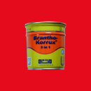 Brantho Korrux "3 en 1" 0,75 litros lata rojo tráfico RAL 3020