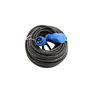 Cable de extensión de 10 m. Acoplamiento CEE / enchufe CEE