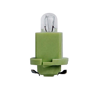 Lámpara base de plástico 24V 1.4W verde claro EBS R11