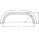 Perfil guardabarros doble eje 12/40 B220 R375 L1980 S1550...