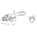 Acoplamiento de seguridad Winterhoff WS 3500 taladro 14,5 barra de tiro Ø 60/65