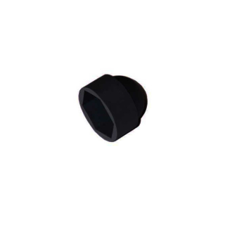 Capuchones protectores hexagonales M14 / SW22, color: negro