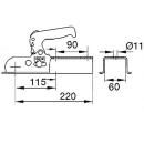 Albe Berndes EM 80 V versione F 60 mm quadrato M10