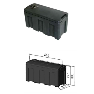 Caja de herramientas AL-KO L515 x W220 x H277 mm