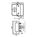 Luz trasera, intermitente y de freno Minipoint con IDL...