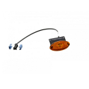 Luz de balizamiento lateral Flatpoint 2 LED, amarilla con...